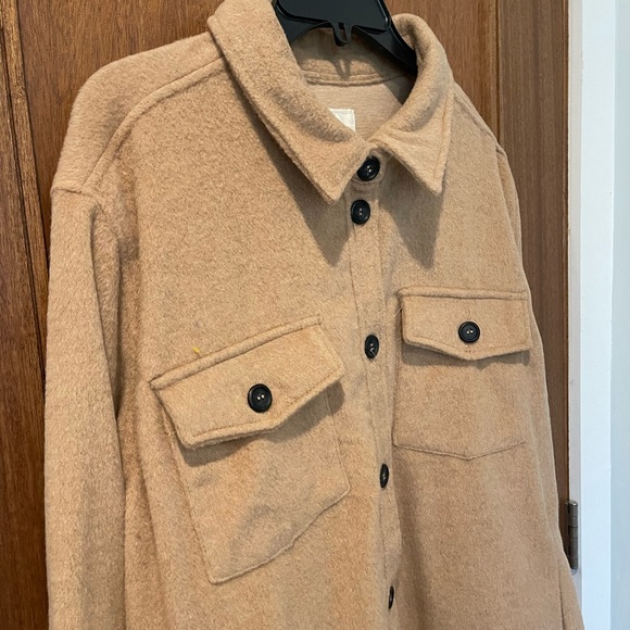 Thread & Supply Shirt Jacket - NWT - Size XL - Camel - Picture 4 of 10